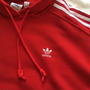 NWOT red adidas hoodie